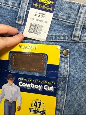 Wrangler Men’s Bootcut Jeans - Light Blue Denim